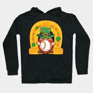 Gnome Holding Tennis St. Patrick's Day Hoodie